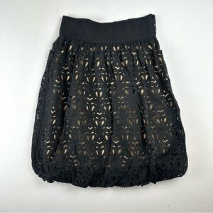 Catherine Malandrino Eyelet Lace Bubble Skirt Office Party